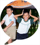 Photo of children at a school workshop